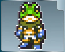 FROG Sprite from Chrono Trigger Vinyl Decal #1 Car Truck Window Sprite