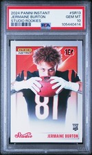 2024 PANINI INSTANT STUDIO ROOKIES #SR13 JERMAINE BURTON PSA 10