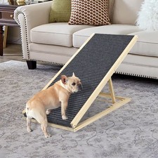 Dog Ramp for Bed, Extra Wide Excellent Traction, Pet Ramp for Small Dogs to Get