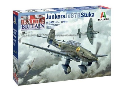 1:48 Italeri Ju-87B Stuka Battle Of Britain 80° Anniversary Kit IT2807 Modellbau