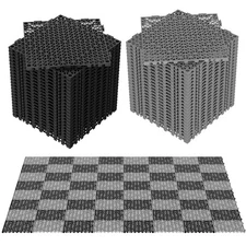 NAIZEA Interlocking Tile Drainage Tiles 12"x12" Splicing Floor Tiles 24/36/50PCS