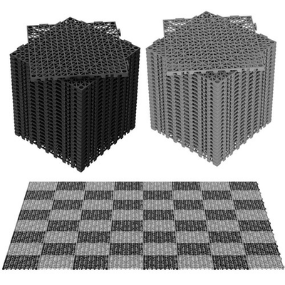 #ad NAIZEA Interlocking Tile Drainage Tiles 12quot;x12quot; Splicing Floor Tiles 24 36 50PCS $79.99