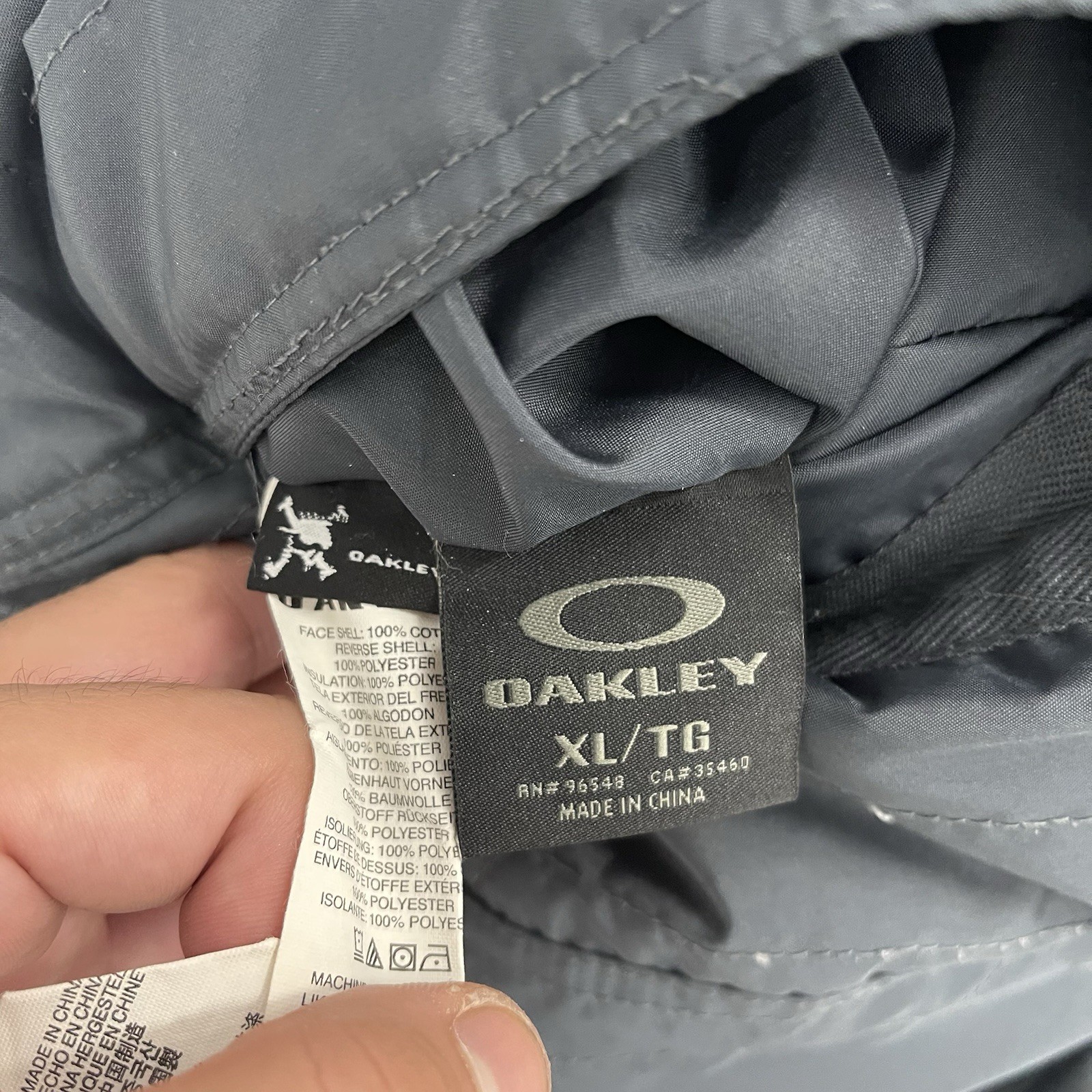 Oakley Button Down Quilted Lined Shacket Size XL - image 2