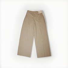 Uniqlo Womens Airsense Wide Pants Size Small (26-27 Waist) Lightweight Beige $50