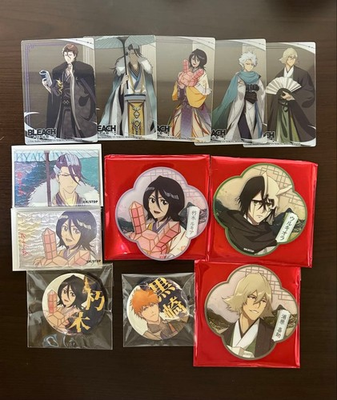 #ad #ad BLEACH China Limited Edition Can Badge Magnet Acrylic Coaster Clear Card $222.07