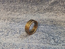 Florida Handcrafted Washington Quarters coin ring, size 8 2004