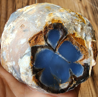 11.95 oz (339 gr) AAA Blue Chalcedony Rough, Blue Chalcedony Raw, Raw Blue Gem