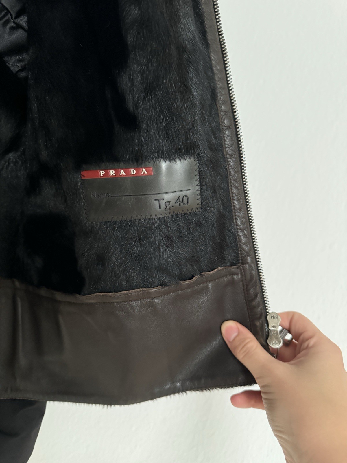 Authentic Prada Jacket Womens Jacket Down Nylon B… - image 13