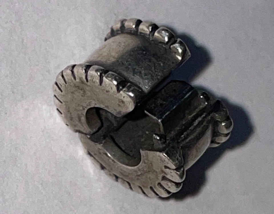 Pandora Charm- Doppelkranz- Silber- Clipverschluss