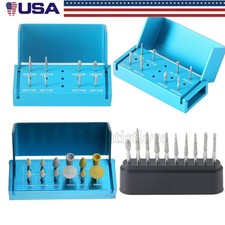 Kit de fresas diamante de zirconia para acabado pulido corte endodóntico FG RA