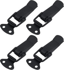 4 Pack Stainless Steel Spring Loaded Toggle Latch Catch Hasp for Cabinet Box