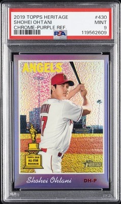 2019 Topps Heritage - Short Print Shohei Ohtani #THC-430 Chrome