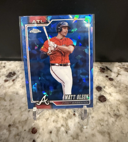 2026 Topps Chrome Sapphire Matt Olson [Red] #241 card