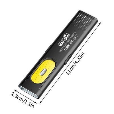 LED Keychain Flashlight USB-C Rechargeable 600Lm Portable Mini Torch Light ON