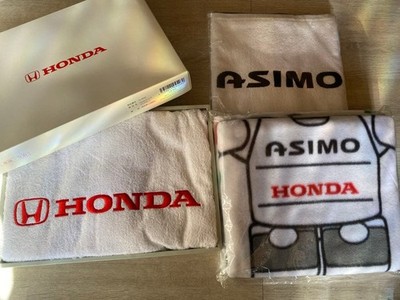[Not for sale, rare] HONDA ASIMO bath towel, blanket, etc. 4-piece set