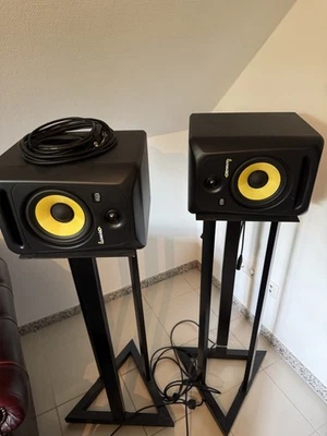 Paar KRK Rokit 6 gen 3 Studio Monitore + Stative - Bild 1 von 4