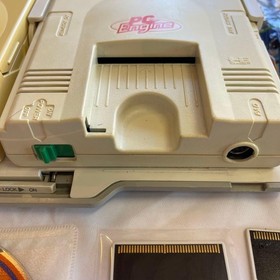 NEC PC Engine PI-TG001 Console + Interface Unit IFU-30 CD-ROM2 System Tested