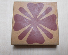 Tile Tiles Floor Encaustic Gothic Church Border Hall Motif Antique Victorian 166