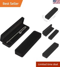 2-Piece Velvet Jewelry Display Box Set for Bracelets  Necklaces - Modern Design