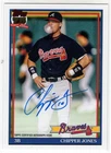 2026 Topps Series 1 Chipper Jones Red Foil (RAW)