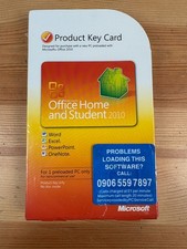 Microsoft Office 2010 Home Student PKC Word Excel Powerpoint for Windows 10
