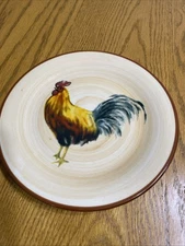 Oneida Casual Settings Morning Rooster Appetizer Plate Bread Salad Dessert 7 in