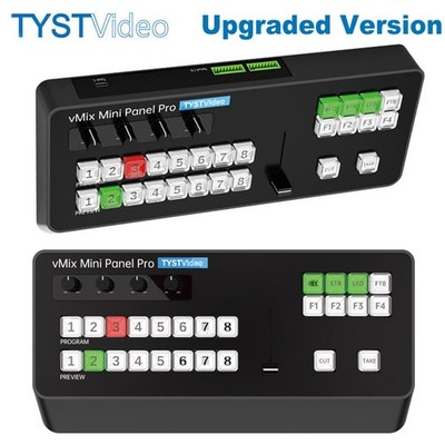 TYST vMix Mini Panel Pro 8-Ch Video Director Switcher with Tally USB Interfaces