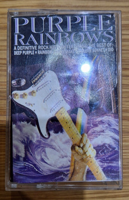 Purple Rainbows, 1991, Rock Music Compilation, Car Anthems Music, Cassette Tape