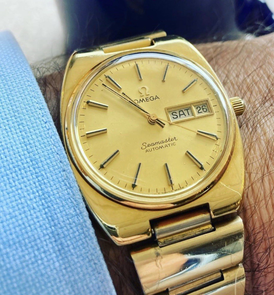 MEN OMEGA SEAMASTER GOLD 1020 DAY
