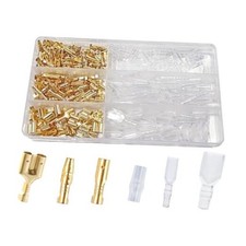 320 PCS Double Bullet Wire Connectors, Copper 0.7 "/1.3" Double Bullet-tip