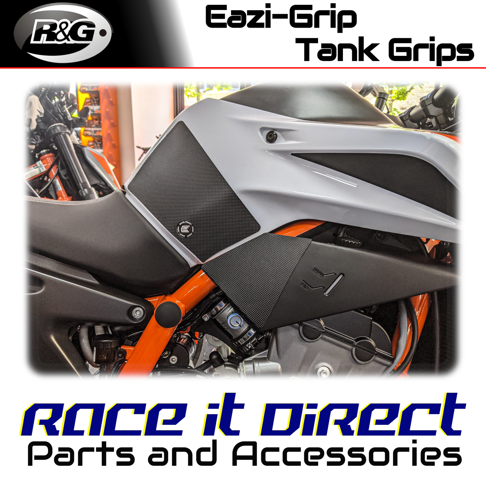 Eazi-Grip Tank Grips for KTM 790 Duke 2018-2026 PRO Eazi-Grip