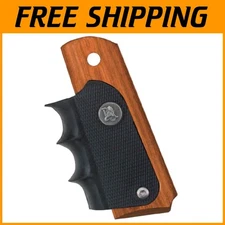 Pachmayr Heritage Walnut Grips with Finger Grooves for Full-Size 1911 Pistols