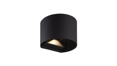 LED line LITE Kinkiet zewnętrzny LED aluminium 2x3W 4000K IP54 czarny CILINDER 3