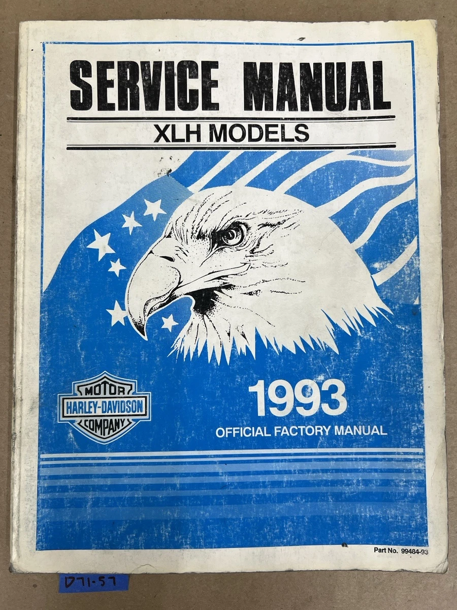 25+ Harley-Davidson 1993 Motorcycle Repair Manuals & Literature
