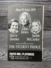 THE STUDENT PRINCE, PROGRAM, MAY 1979, PAPER MILL MILLBURN, NEW JERSEY