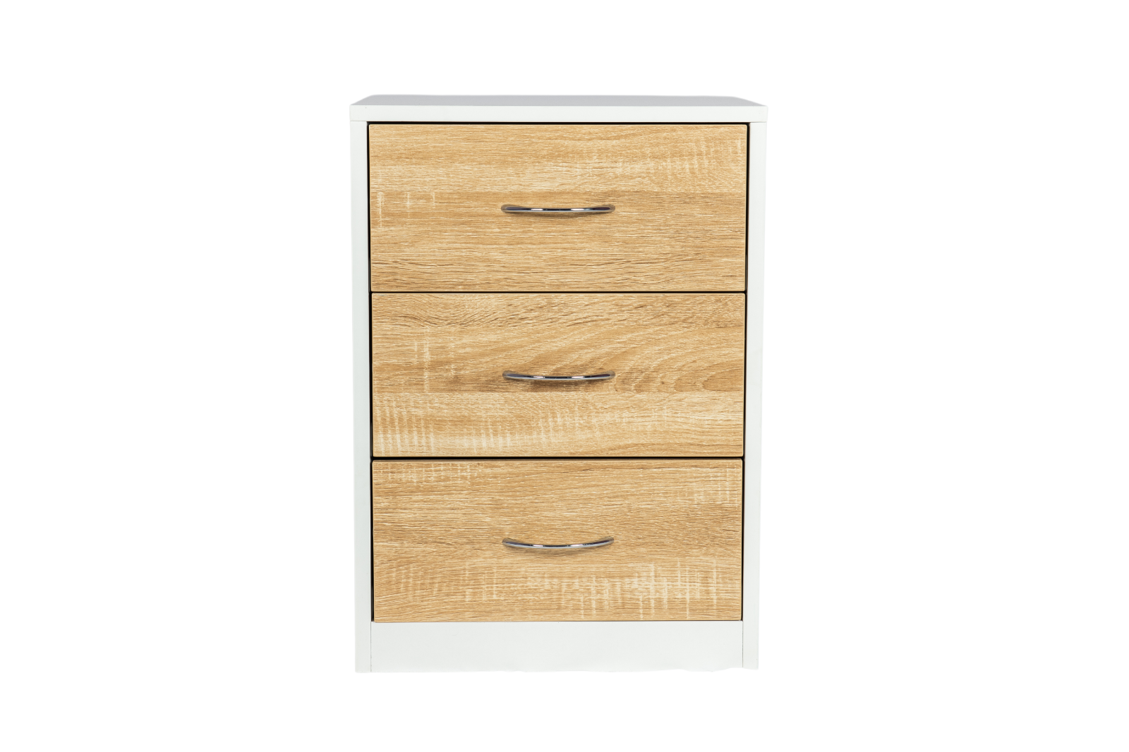 3 Drawer Modern Bedside Nightstand Bedroom Storage Furniture