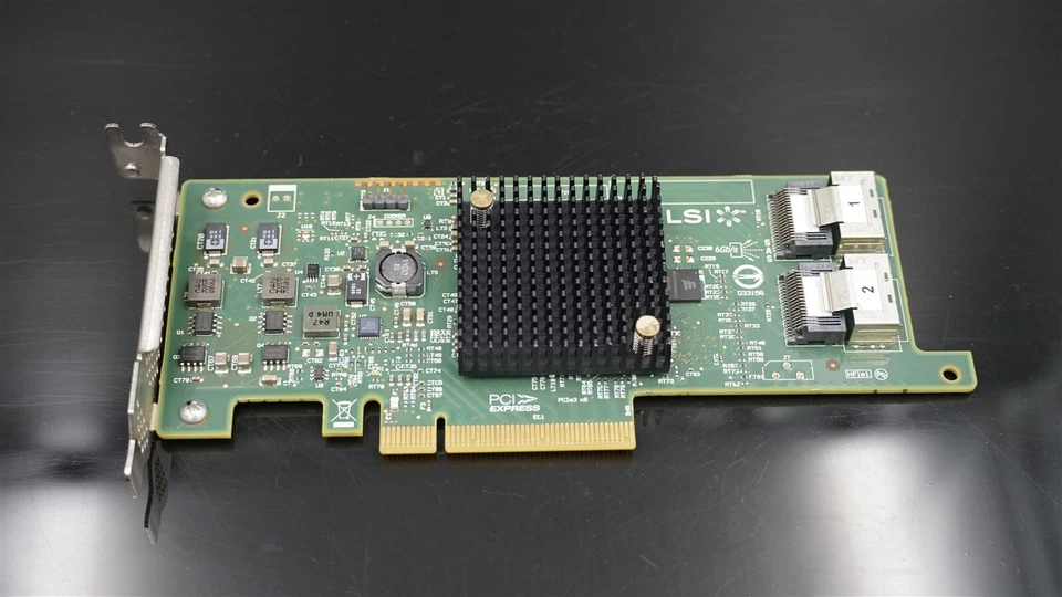 LSI 9207-8I H3-25412-00J 6GBPS SAS/SATA PCLE 3.0 HBA P20 IT MODE W/ LOW BRACKET - Image 2 of 3