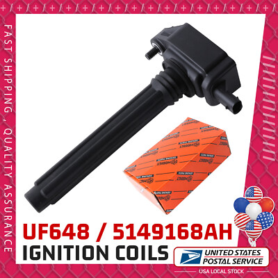 Black High Performance OEM Ignition Coil For Chrysler Ram Dodge Volkswagen UF648