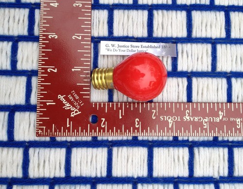 25new Rudolph ROUND NOSE frostie santa C9 FIRE ENGINE RED S11 LIGHT BULB 10w E17 - Picture 2 of 2