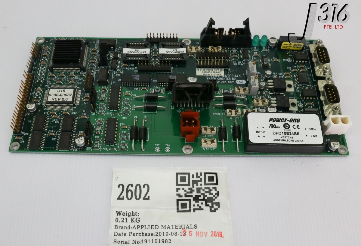 2602 APPLIED MATERIALS PCB ASSY WAFER ORIENTER CTLR 0100-01948 | eBay