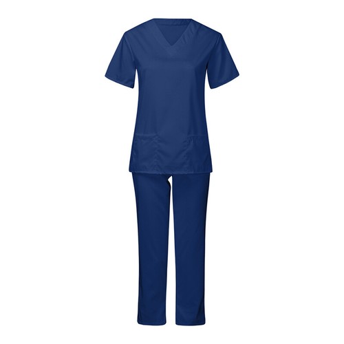 Medizinisches Pflegepeeling-Set NATÜRLICHE UNIFORMEN Männer Frauen Unisex Top Hose Krankenhaus、、 - Bild 12 von 18