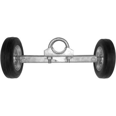 WIDE STANCE 6-INCH Rolling Residential Gate Wheel Carrier for Chain Link Fences