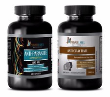 Anti aging oil - ANTI PARASITE GRAY HAIR COMBO - garlic essential oil
