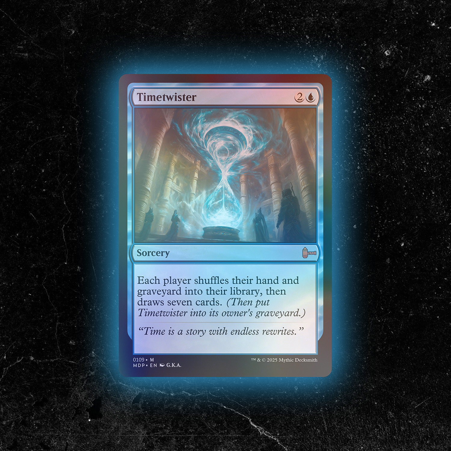 FOIL - Timetwister - Custom Magic: The Gathering Card - High-Quality
