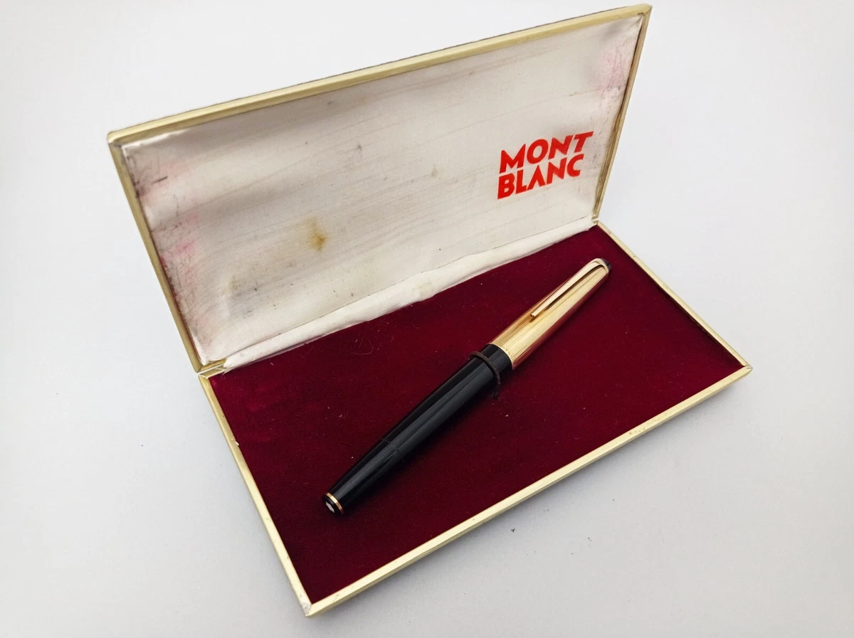 Montblanc Meisterstuck 74 Fountain Pen 18k F Nib Excellent Rare Vintage 1960s