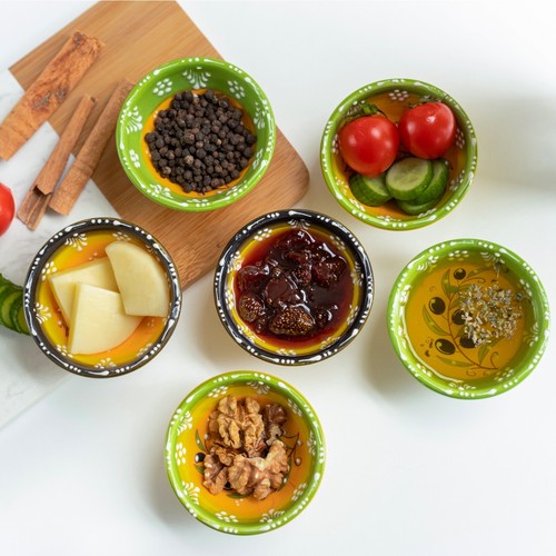 Dipping Bowls, Soy Sauce Dish Ceramic, 3.5 Oz Small Serving Bowls for Side Dish - Picture 4 of 7