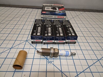 Bosch 8105 Spark Plug Double Platinum FR8LPP33X Set of 4 Plugs 