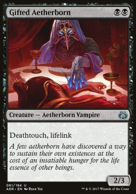 MTG Magic the Gathering Gifted Aetherborn (61/201) Aether Revolt LP