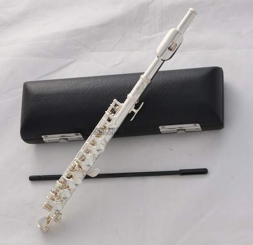 TOP Brand New Silver Plated C Key Piccolo Flute With Case