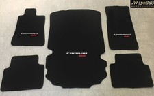 Autoteppich Kofferraummatte Set für Chevrolet Camaro Coupe SS silber rot ab 2016